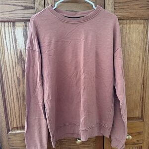 No Boundaries Men's Crewneck Sweater - Dusty Rose